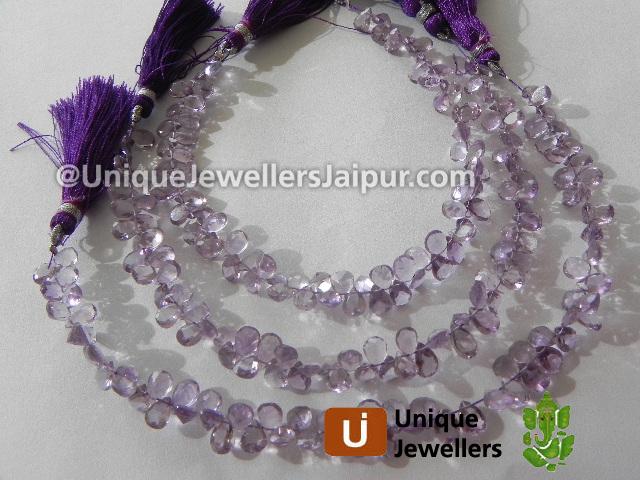 Amethyst Cut Pear Beads